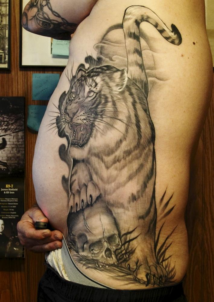 chris garver tiger tattoos