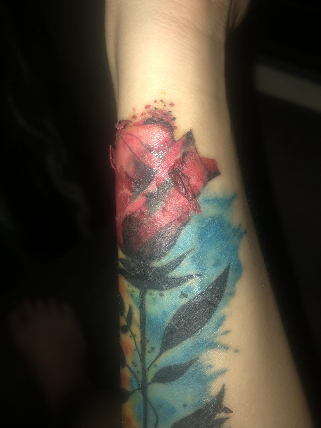 ink coming off from red tattoo healingTikTok Search